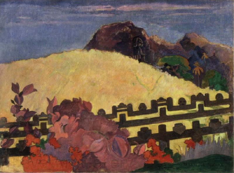 Paul Gauguin The Sacred Mountain France oil painting art